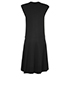 Hermes Equateur 70 Twill Panelled Dress, back view