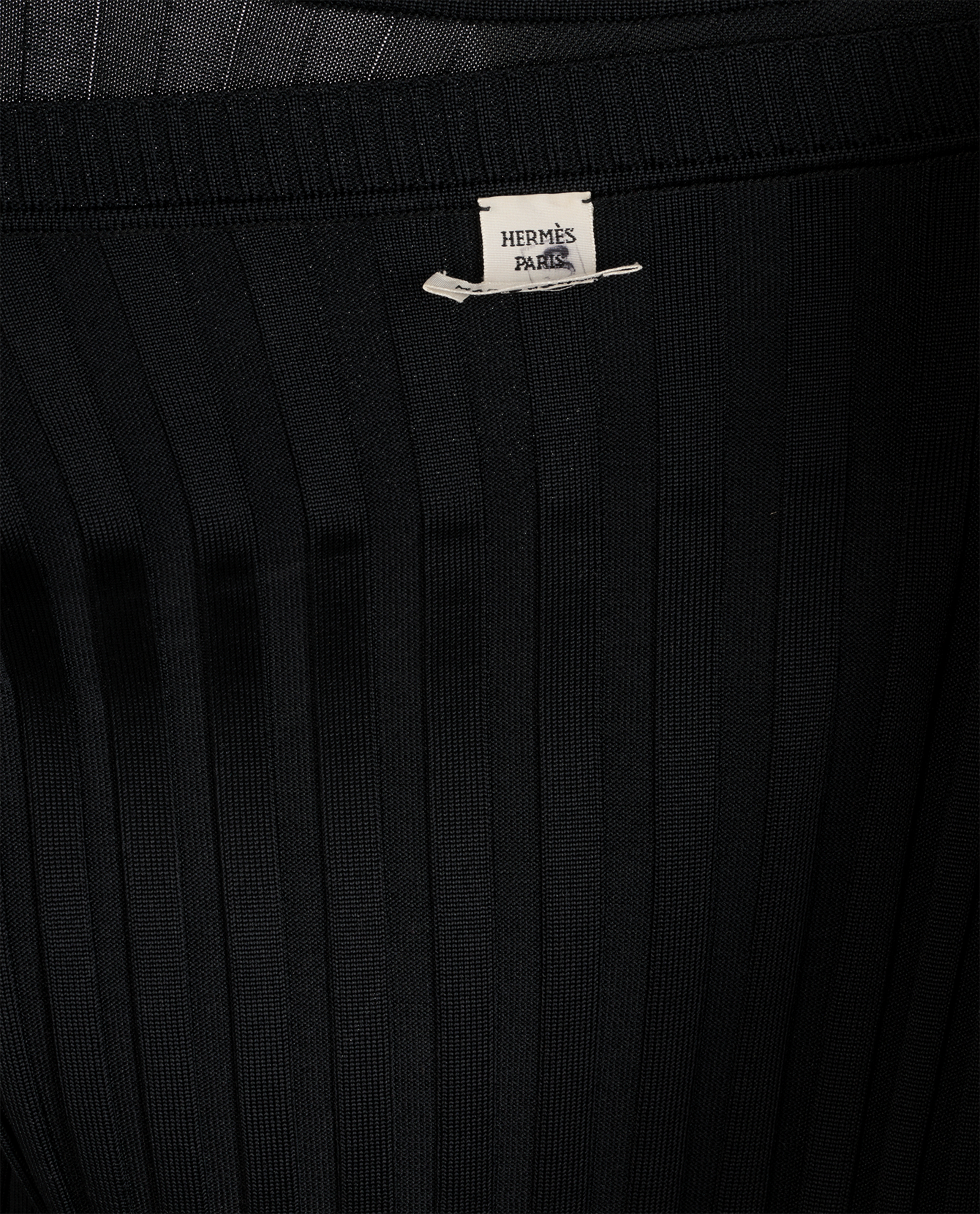Hermes Long Sleeve Dress, &pound;375, Clothing, Black, Silk, Other view