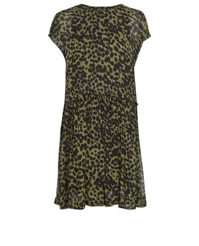 Isabel Marant Leopard Print Midi Dress, front view