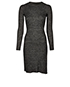 Isabel Marant Fitted Knitted Dress, front view