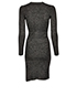 Isabel Marant Fitted Knitted Dress, back view