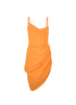 Jacquemus Le Papier Saudade Dress, £130, Clothing, Orange, Viscose, Front view