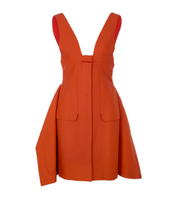 Jacquemus La Collectionneuse Dress, Cotton/Viscose, Orange, UK10, 3*