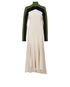 Jil Sander Dress, &pound;250, Clothing, Cream/Green, Cotton, Front view