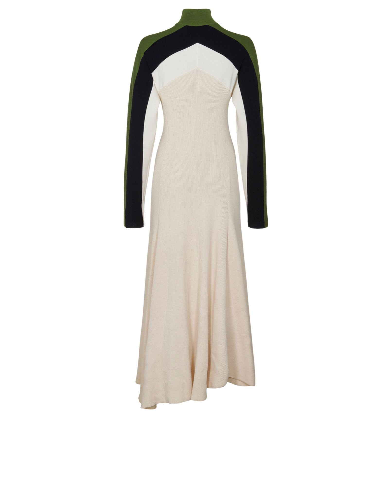 Jil Sander Dress, &pound;250, Clothing, Cream/Green, Cotton, Back view