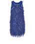 Joseph Magnus Cord Fringe Dress, back view