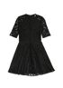 Joseph Lace Mini Dress, £50, Clothing, Black, Viscose, Back view