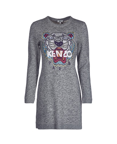 Kenzo Tiger Logo Sweater Dress, front view