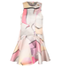 Kenzo Sleeveless Printed Mini Dress, £120, Clothing, Pink/White/Yellow, Polyester (Polymer), Front view
