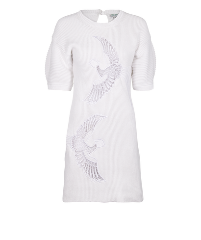 Kenzo Cut Out Birds Knit Dress, front view