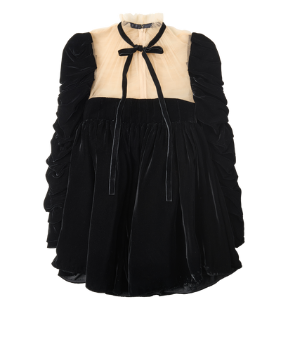 Khaite Ann Tulle Mini Dress, front view