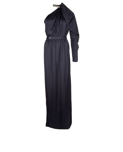 Lanvin One Shoulder Crystal Strap Dress, front view