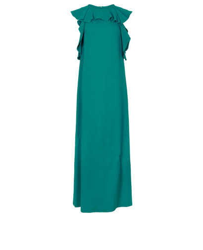 Lanvin Ruffle Maxi Dress, front view