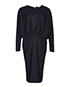 Lanvin Batwing Long Sleeve Dress, front view