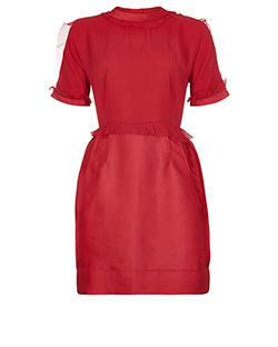 Lanvin Overlay Dress, Silk, Red, 10, 2*