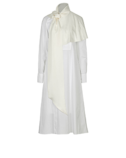 Loewe Maxi Shirt Dress, Cotton/Silk, White, 10, 4*