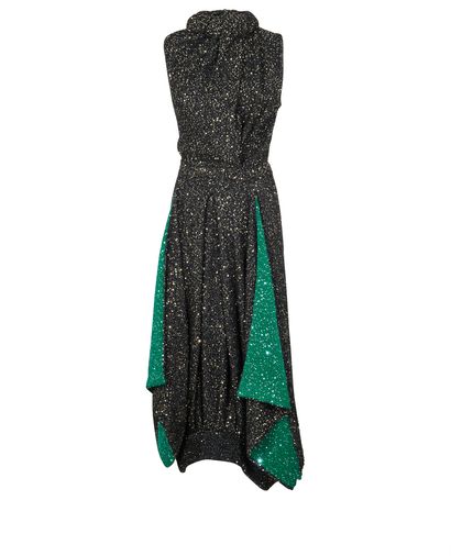 Loewe Sequin Long Knit Dress, front view