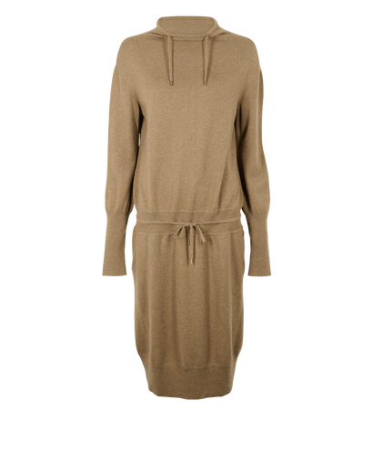 Loro Piana Hoodie Dress, &pound;220, Clothing, Khaki, Cashmere, Front view