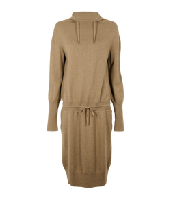 Loro Piana Hoodie Dress, Cashmere, Khaki, UK 14, 2*