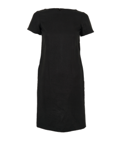 Loro Piana Midi Dress, Linen, Black, UK6, 2*