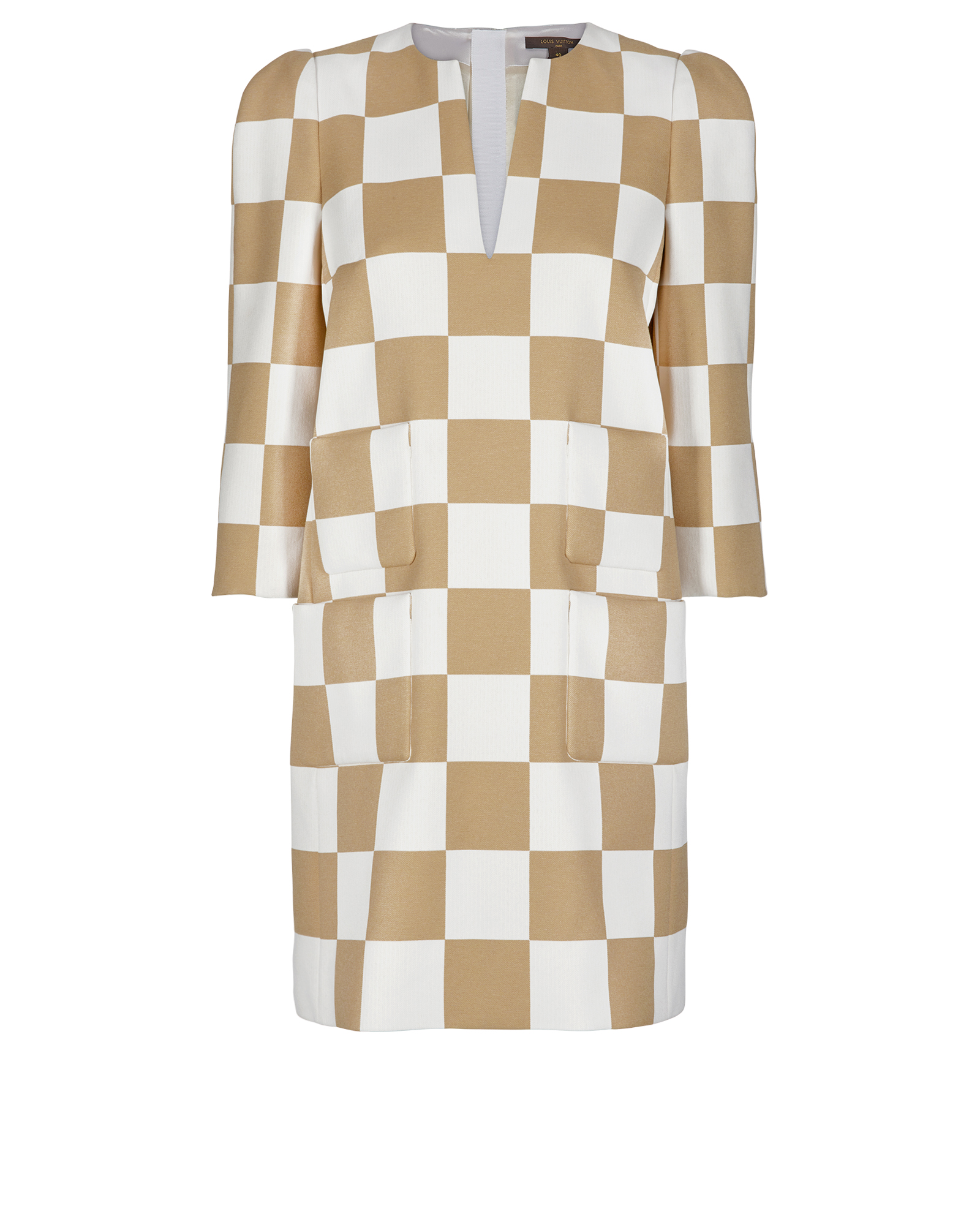 Louis Vuitton tartan dress
