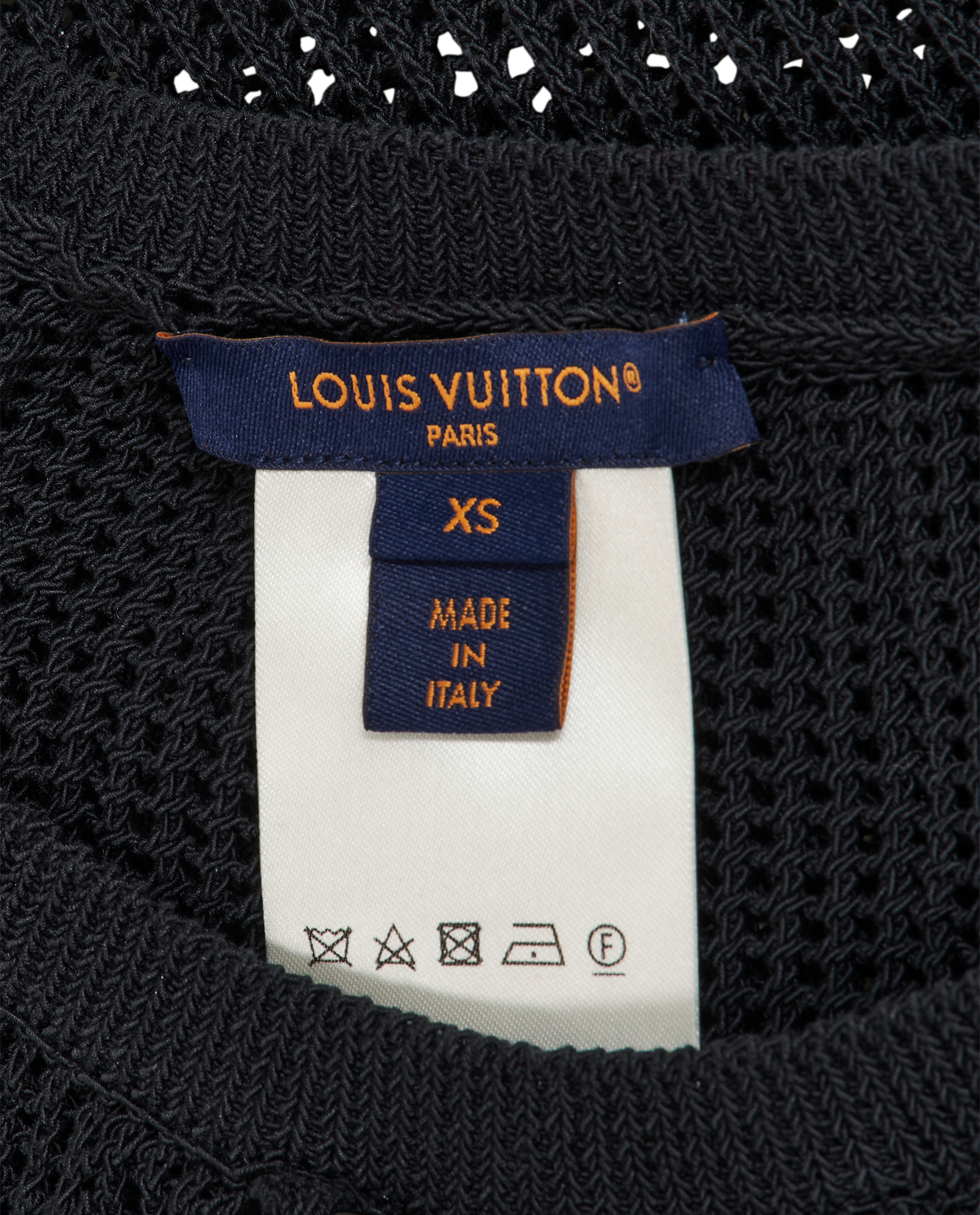 Louis Vuitton Fishnet Mini Dress, &pound;250, Clothing, Black, Cotton, Other view