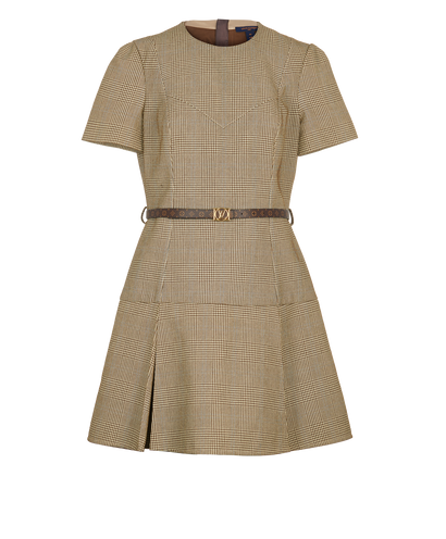 Louis Vuitton Pleat Skater Dress, &pound;350, Front view