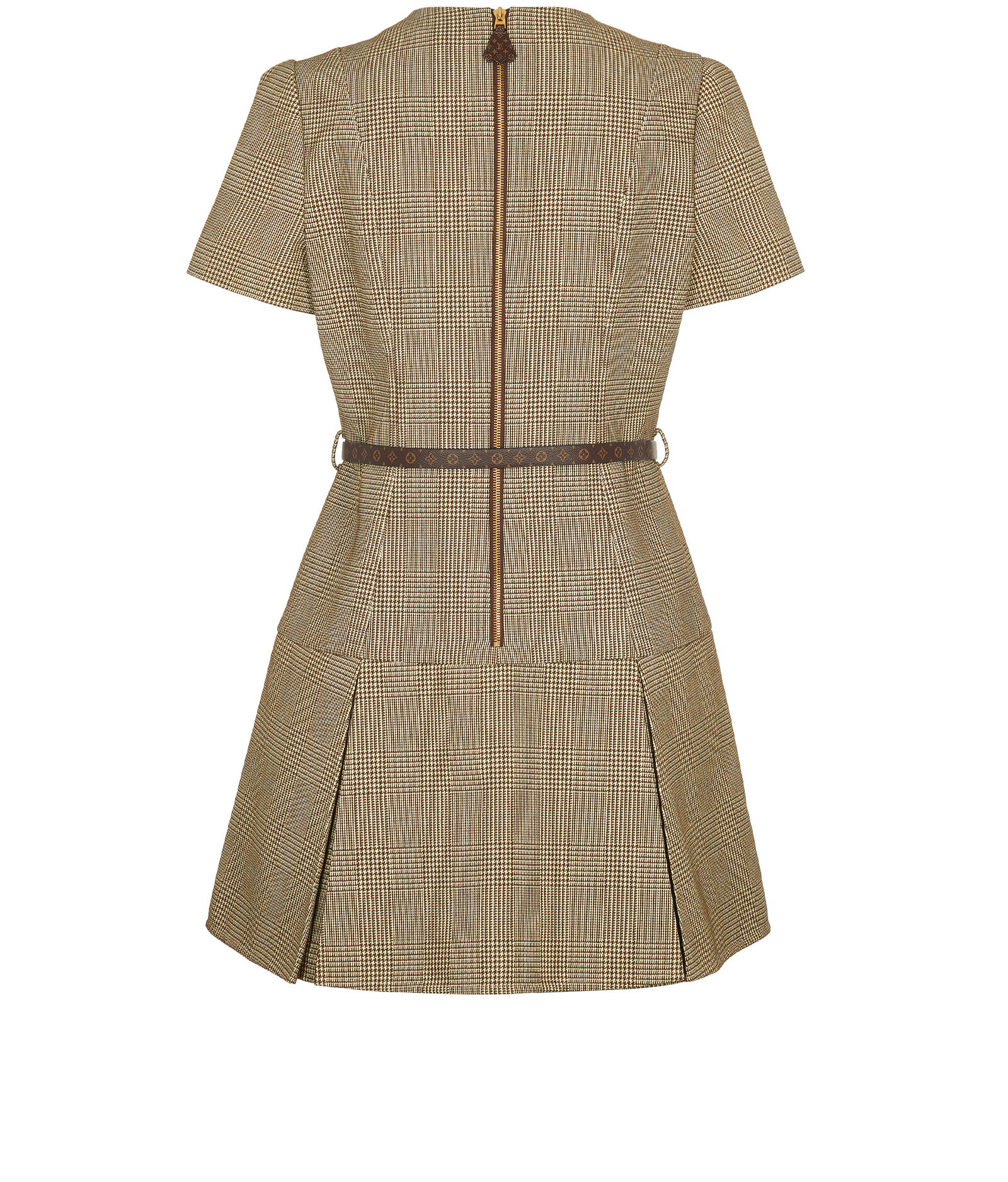 Louis Vuitton Pleat Skater Dress, &pound;350, Back view