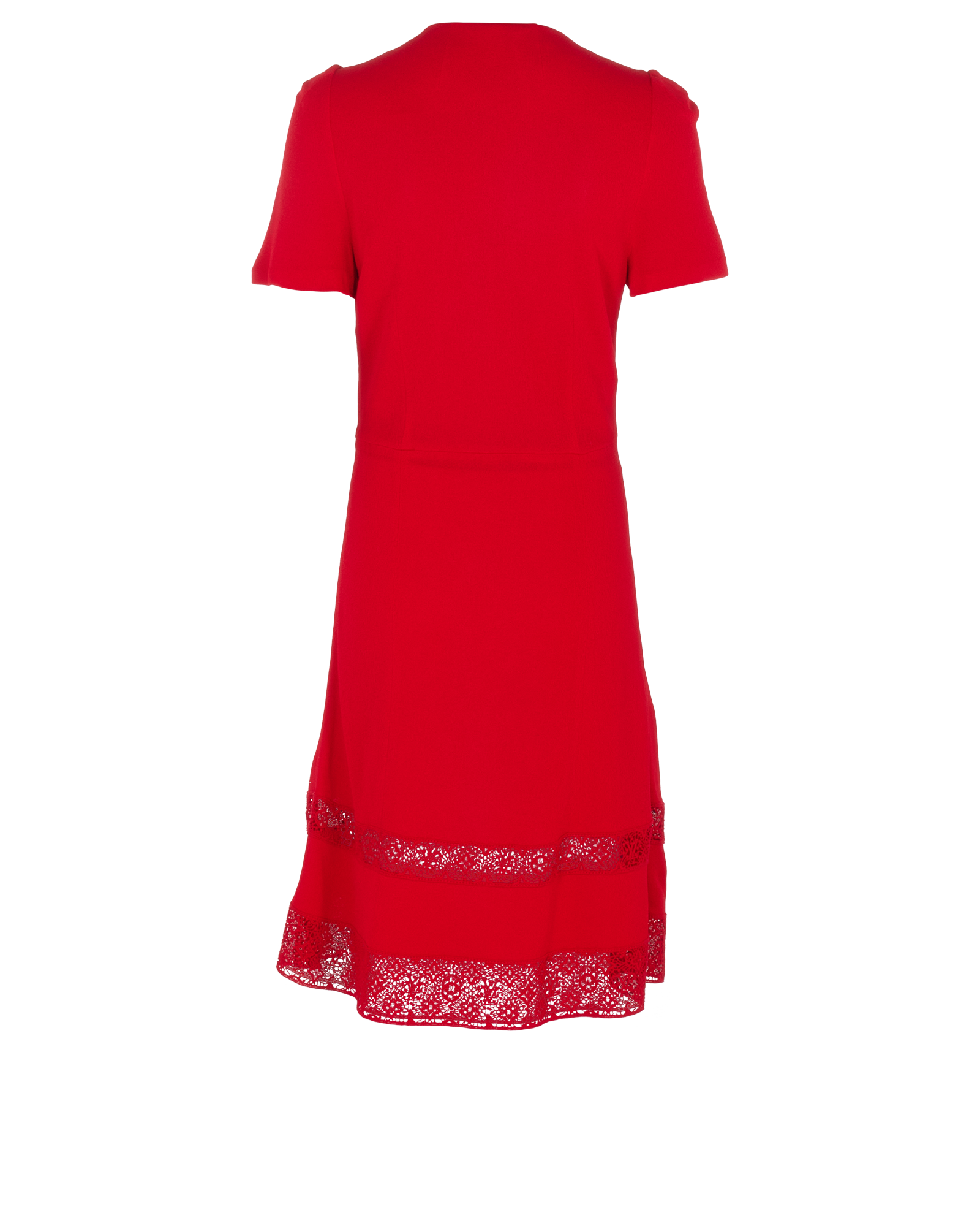 Louis Vuitton Vintage Dress, &pound;140, Clothing, Red, Silk/Viscose, Back view