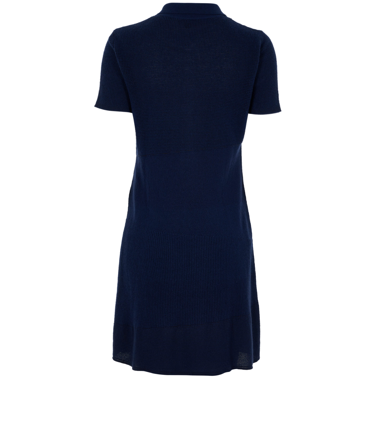 Louis Vuitton Knit Polo Dress, &pound;250, Clothing, Navy, Cashmere, Back view