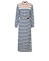 Louis Vuitton Belted Long Shirt Dress, front view