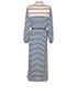 Louis Vuitton Belted Long Shirt Dress, back view