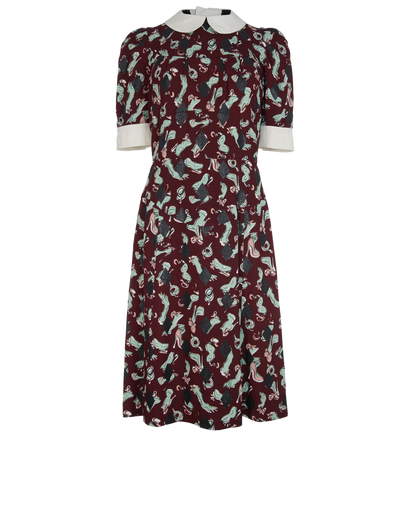 Louis Vuitton Masquerade Collared Dress, front view