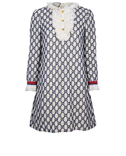Gucci Short GG Macrame Dress, front view