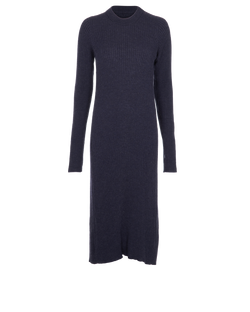 Maison Margiela Open Back Knitted Dress, Wool, Navy, Size S, 3*