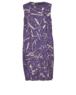 Marni Sleeveless Dress, Cotton, Purple, 10