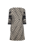 MaxMara Printed Mini Dress, back view