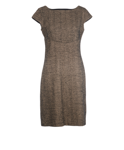 Max Mara Herringbone Dress, front view