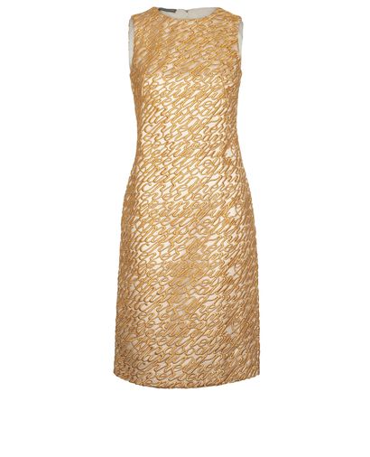 Alexander McQueen Embroidered Dress, front view