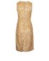Alexander McQueen Embroidered Dress, back view