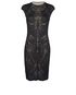 Alexander McQueen Sleeveless Dress, &pound;180, Clothing, Black, Viscose, Front view