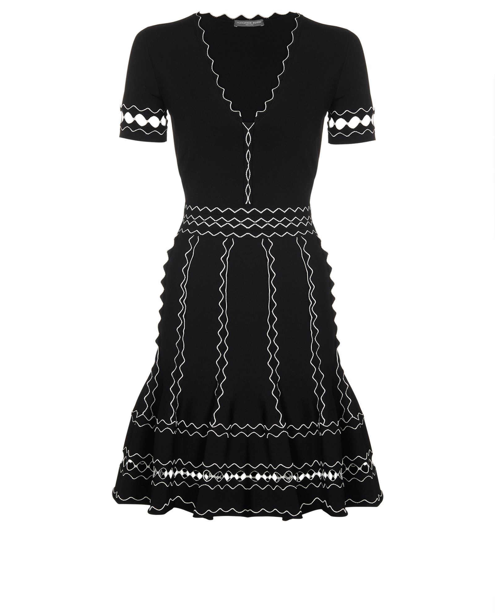 Pre-loved Alexander McQueen Knitted BodyCon Dress - 120