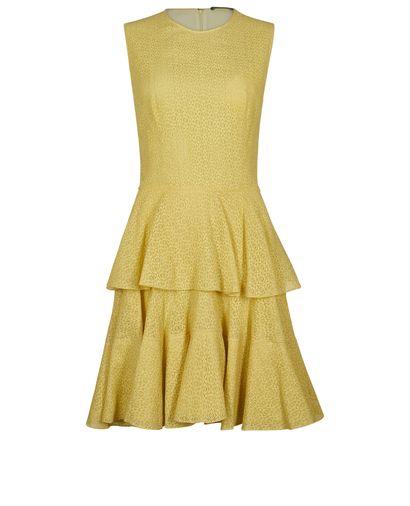 Alexander McQueen Ruffle Dress, front view