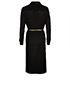 Alexander McQueen Vintage Chain Belted Dress, back view