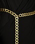 Alexander McQueen Vintage Chain Belted Dress, other view