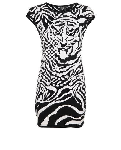 McQ Bodycon Tiger Dress, front view