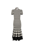 Alexander McQueen Houndstooth Dress, &pound;350, Clothing, Black/White, Wool, Back view