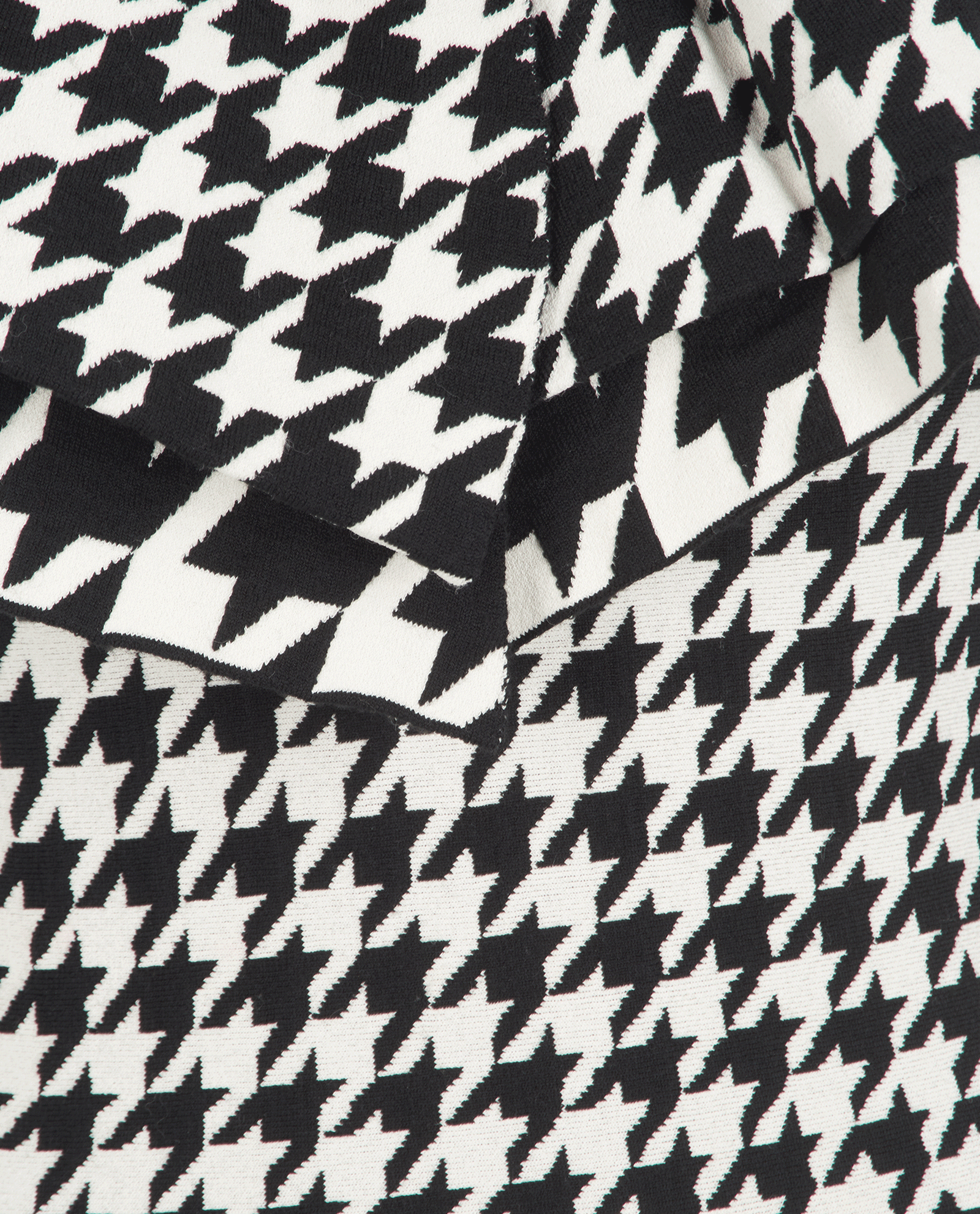 Alexander McQueen Houndstooth Dress, &pound;350, Clothing, Black/White, Wool, Other view
