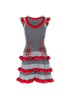 Alexander McQueen Embellished Knitted Dress, front view