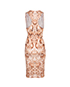 Alexander McQueen Marble T- Shirt Dress, back view